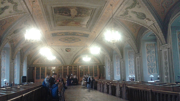 Kütüphanenin P. Smuglewicz Salonu